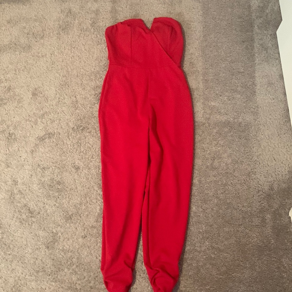 red romper
